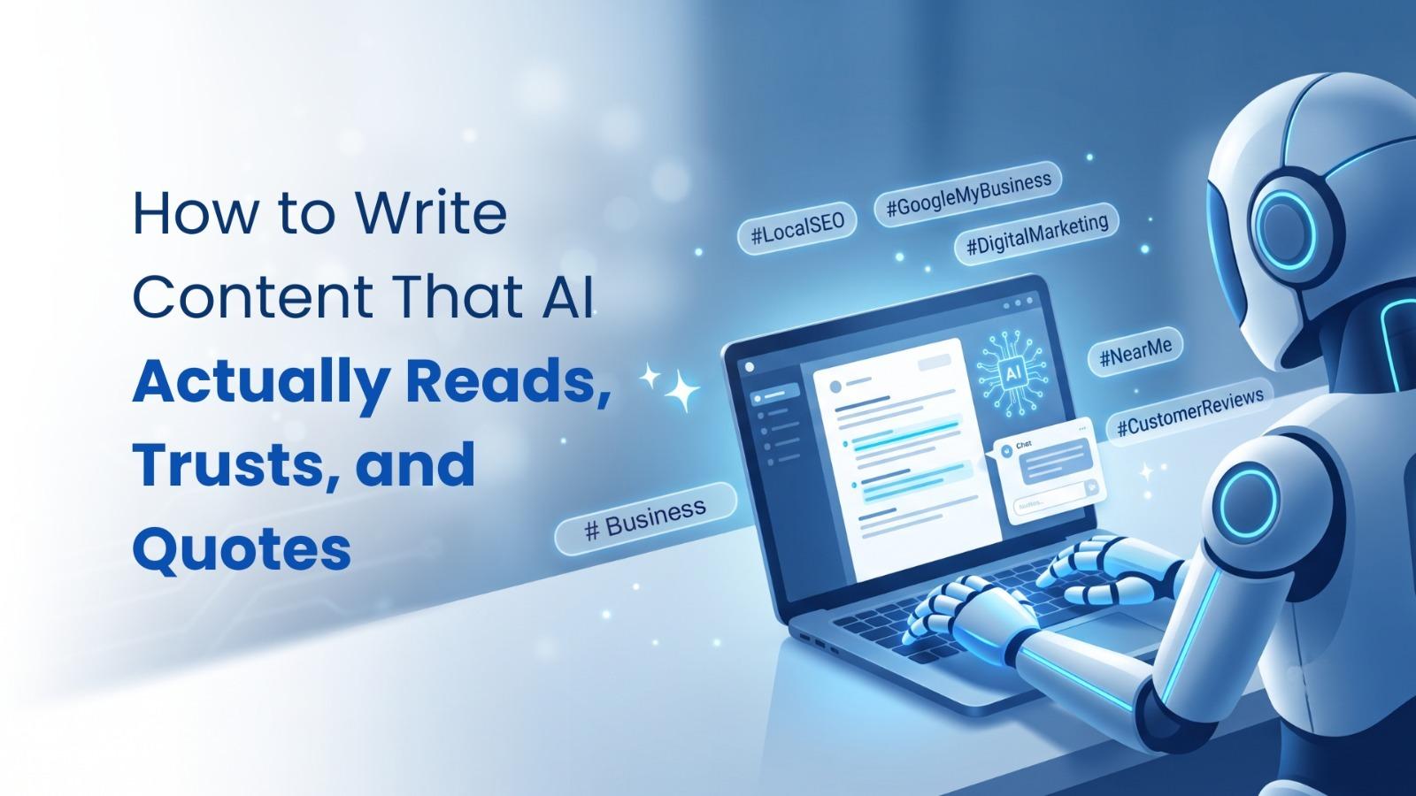 How to Write Content That AI Actually Reads, Trusts, and Quotes