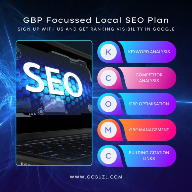 GBP Focussed Local SEO Plan